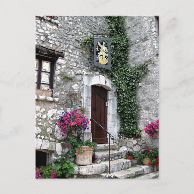 Poterie de la Tour in La Turbie, Frankrike Vykort (Framsida)