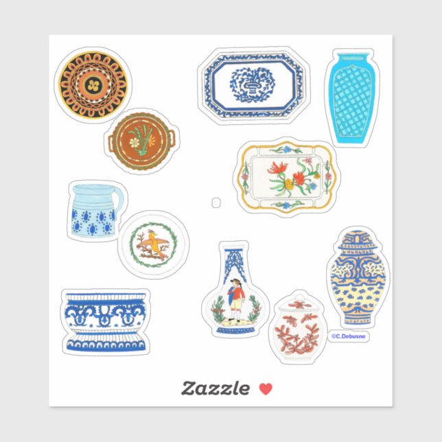 Poteries et faïences klistermärken (Ark)