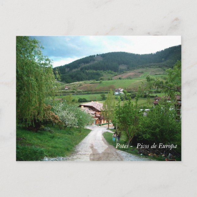 Potes - Picos de Europa Vykort (Framsida)