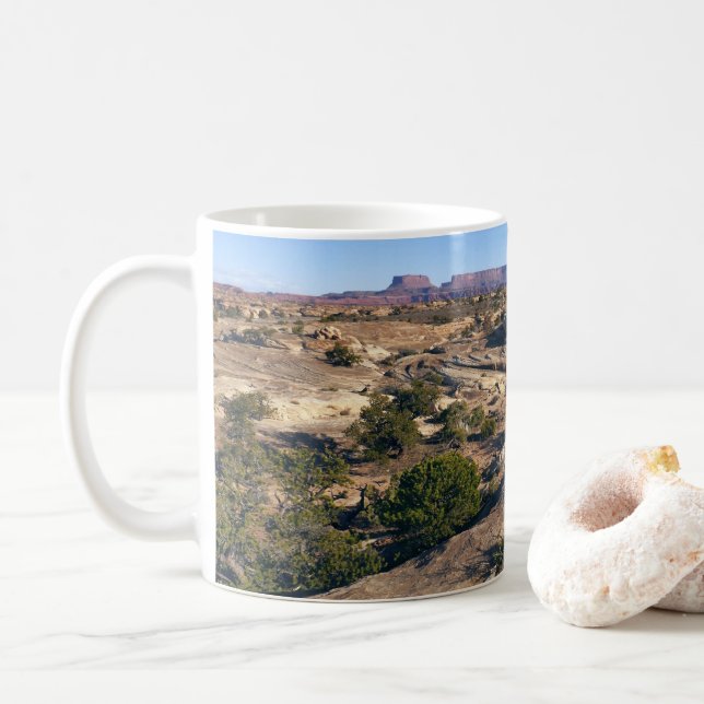 Pothole Point Trail i Canyonlands National Park Kaffemugg (Med munk)