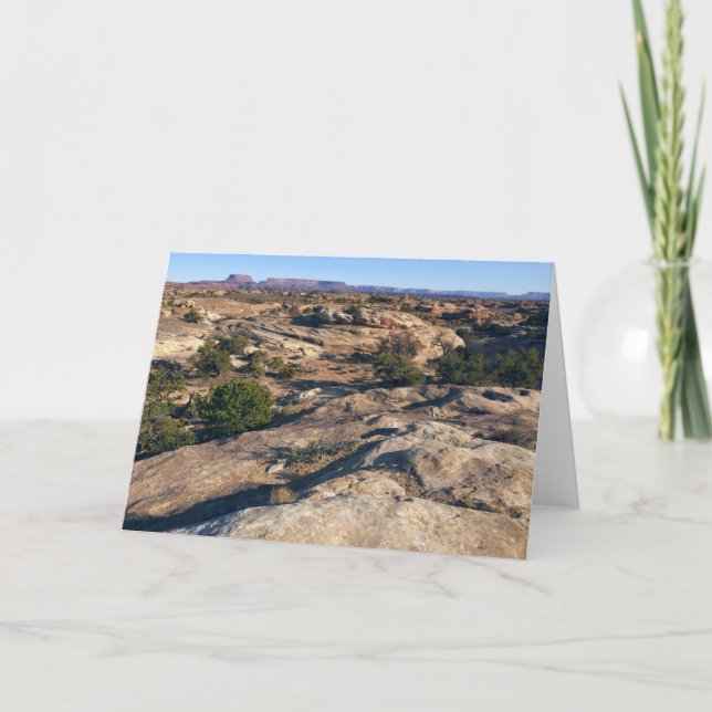 Pothole Point Trail i Canyonlands nationalpark Kort (Framsida)