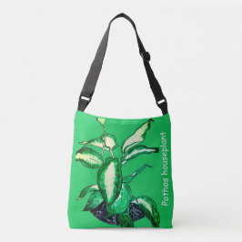 Pothos krukväxt axelväska