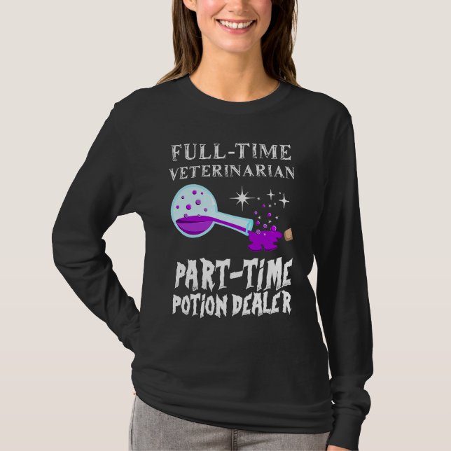 Potion Bottle Gothic Funny Veterinarian Costume Ha T Shirt (Framsida)