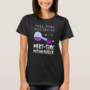 Potion Flaska Gothic Electrician Costume Halloween T Shirt