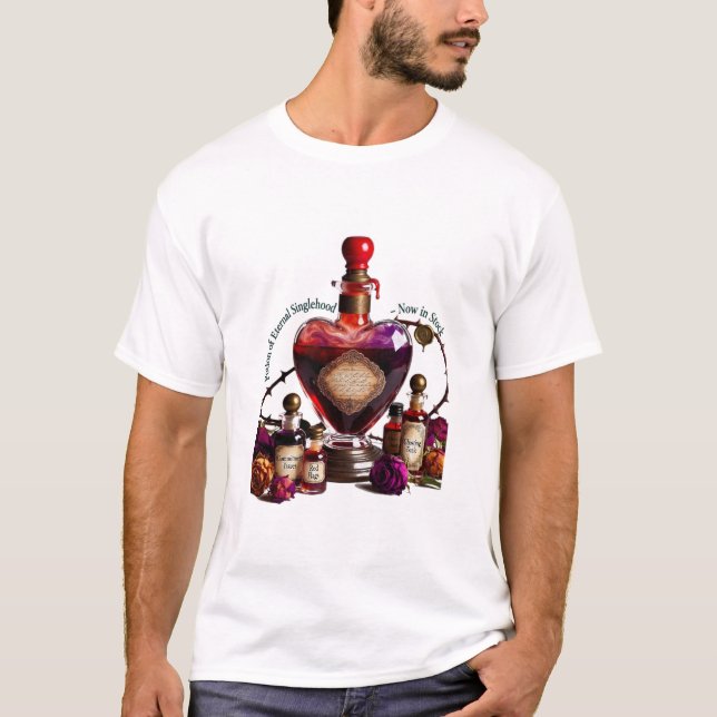 Potion of Eternal Singlehood T-Shirt  (Framsida)