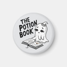 Potionen Bok för Halloween Magnet