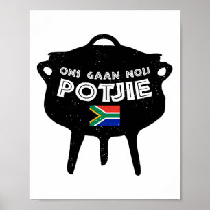 Potjie South Afrika Potjiekos Stew Braai Poster
