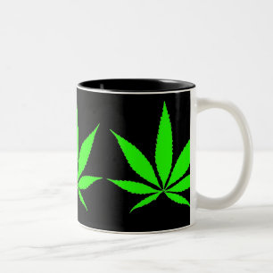 potleafmuggsvart Två-Tonad mugg