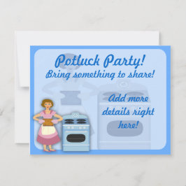 Potluck Party Inbjudningar