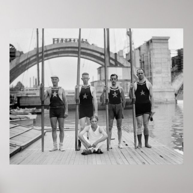 Potomac Boat Klubb Crew, 1921 Poster (Framsidan)