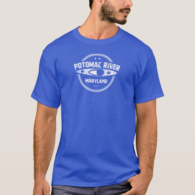 Potomac River, Maryland T Shirt (Framsida)