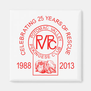 Potomac Valley Pekingese Club Räddning Magnet
