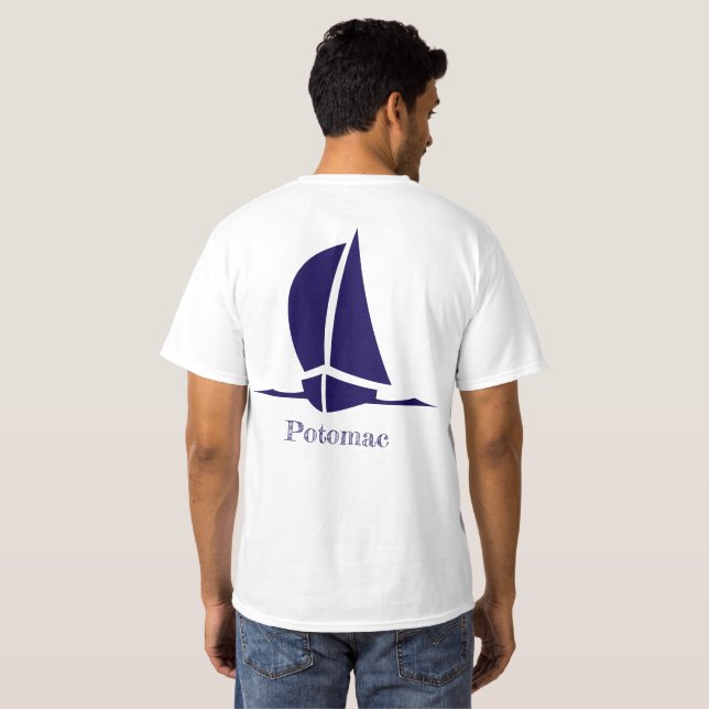Potomacbåt T Shirt (Hel baksida)