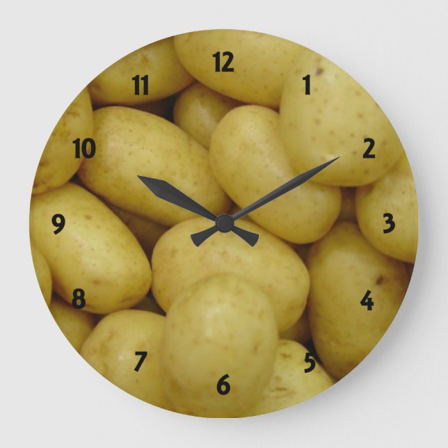 Pototoes Clock Stor Klocka (Framsida)