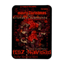 Potpourri World jul Navidad Noel P Magnet