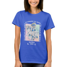 POTRAIT BLUE ROSA KVINNOR STATUE DESIGN FOR MAMMA