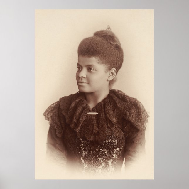Potrait of Ida B. Wells by Mary Garrity (1893) Poster (Framsidan)