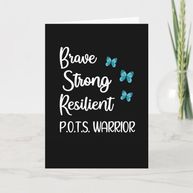 POTS Awareness Month Postural Tachykardi Syndrome Kort (Framsida)