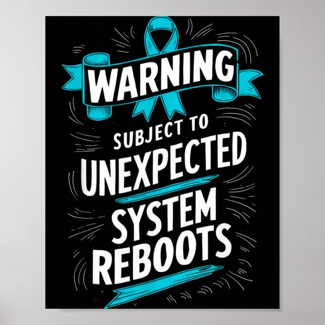 Pots Dysautonomi Medvetenhet Oväntad Systemåtersta Poster (Framsidan)