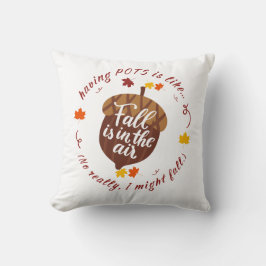 Pots Fall Theme Dekorativ kudde