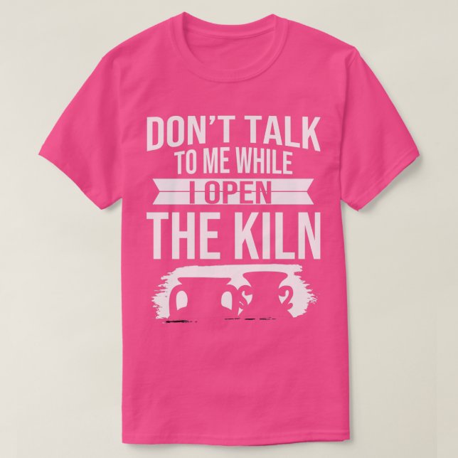 Pots Open Kiln Ceramics Pot Dealer Pottery T Shirt (Design framsida)