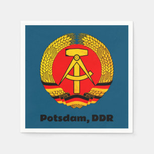 Potsdam, Deutsche Demokratische Republik DDR GDR Pappersservett