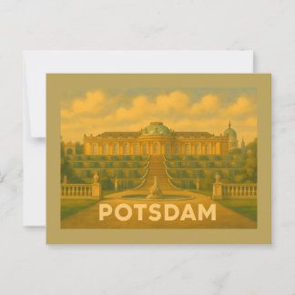Potsdam Germany City Art Vykort