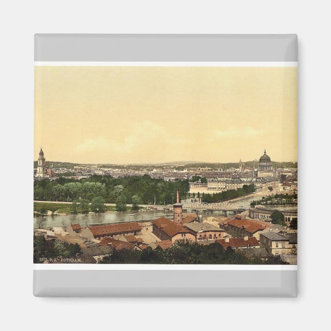 Potsdam, normalvy, Berlin, Tyskland sällsynt Photo Magnet (Framsidan)