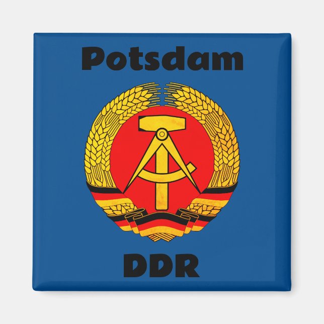Potsdam, Öster Tyskland (Tyska demokratiska republ Magnet (Framsidan)