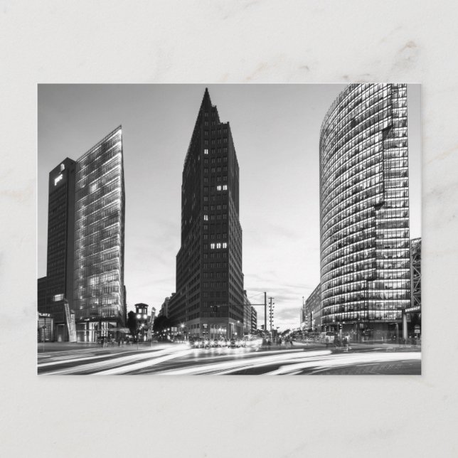 Potsdamer Platz i Berlin Vykort (Framsida)