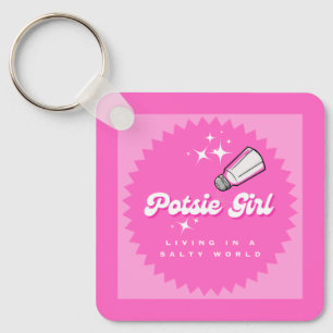 Potsie Girl bor i en Salty World Nyckelring