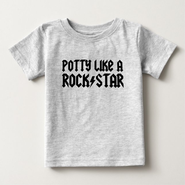 Pottanågot liknande en rockstjärna t shirt (Framsida)