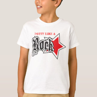 POTTANÅGOT LIKNANDE EN ROCKSTJÄRNASVART LURAR T-SHIRT