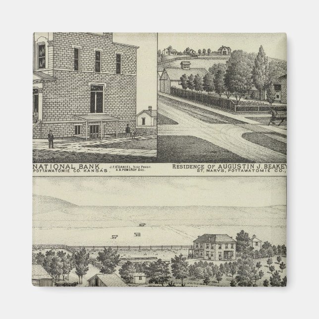 Pottawatomie, Kansas Magnet (Framsidan)