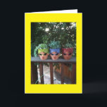 POTTED FRIENDS HANGING OUT GROUP BIRTHDAY KORT<br><div class="desc">DESSA POTTERADE VÄNNER SOM GÅR UT FÖR ATT SÄGA GRATTIS PÅ FÖDELSEDAGEN TILL DIN VUXEN FRIEND ELLER FAMILJEMEDLEM SOM ÄR SPECIELL FÖR "NI ALLA"</div>
