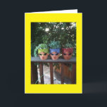 POTTED FRIENDS HANGING OUT GROUP BIRTHDAY KORT<br><div class="desc">DESSA POTTERADE VÄNNER SOM GÅR UT FÖR ATT SÄGA GRATTIS PÅ FÖDELSEDAGEN TILL DIN VUXEN FRIEND ELLER FAMILJEMEDLEM SOM ÄR SPECIELL FÖR "NI ALLA"</div>