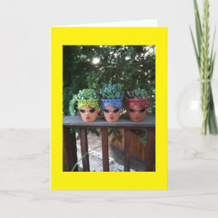 POTTED FRIENDS HANGING OUT GROUP BIRTHDAY KORT