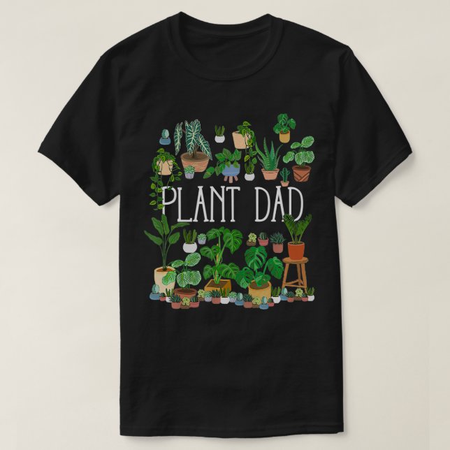Potted Plant Dad  T Shirt (Design framsida)