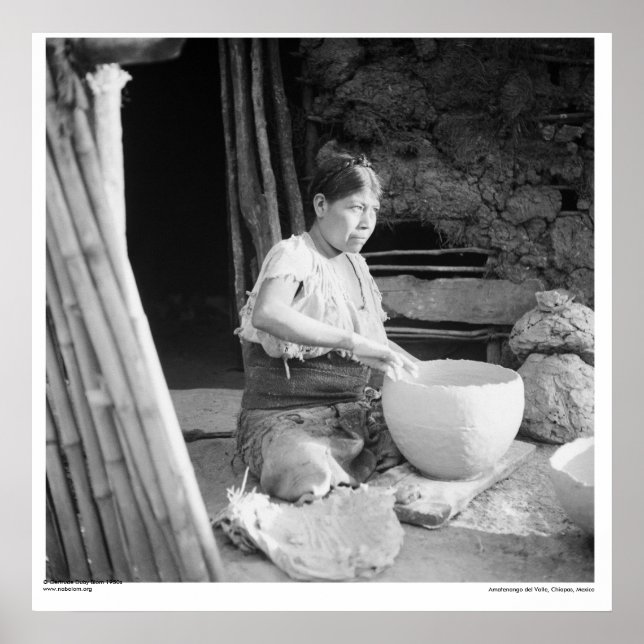 Potter ~ Amatenango del Valle, Chiapas, Mexiko Poster (Framsidan)