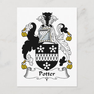 Potter Family Crest Vykort