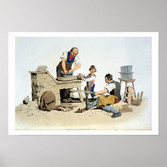 Potter, från "Underbara Storbritanniens kostym", p Poster (Framsidan)