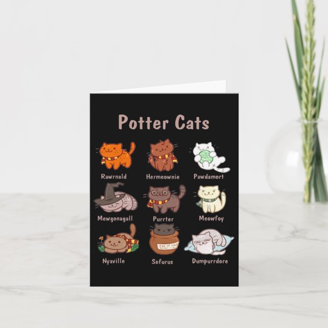 Potter katter för fettöverdrag kort (Framsida)