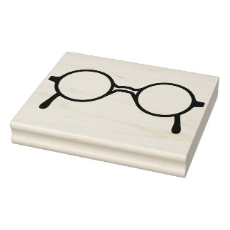 Potter-Stil Eyeglass Rubber Art Frimärke Stämpel