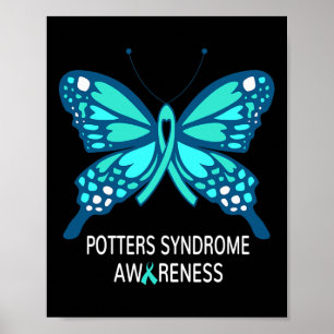 Potter Syndrome Awareness Butterfly Poster