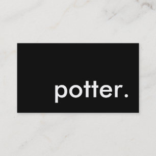 potter. visitkort