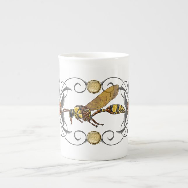 Potter Wasp Benporslin Mugg (Framsidan)
