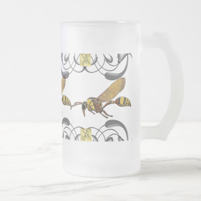 Potter Wasp Frostat Ölglas (Höger)