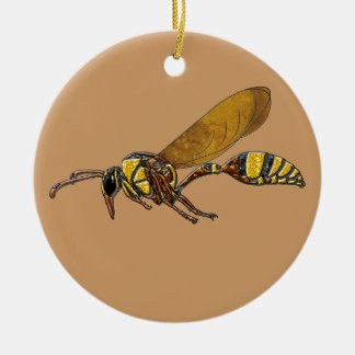 Potter Wasp Julgransprydnad Keramik