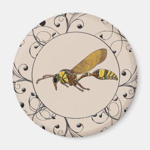 Potter Wasp Magnet