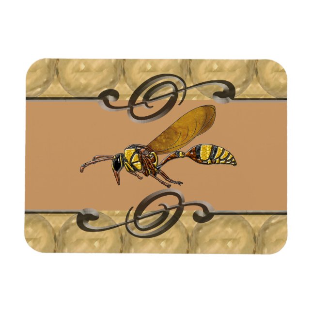 Potter Wasp Magnet (Horisontell)